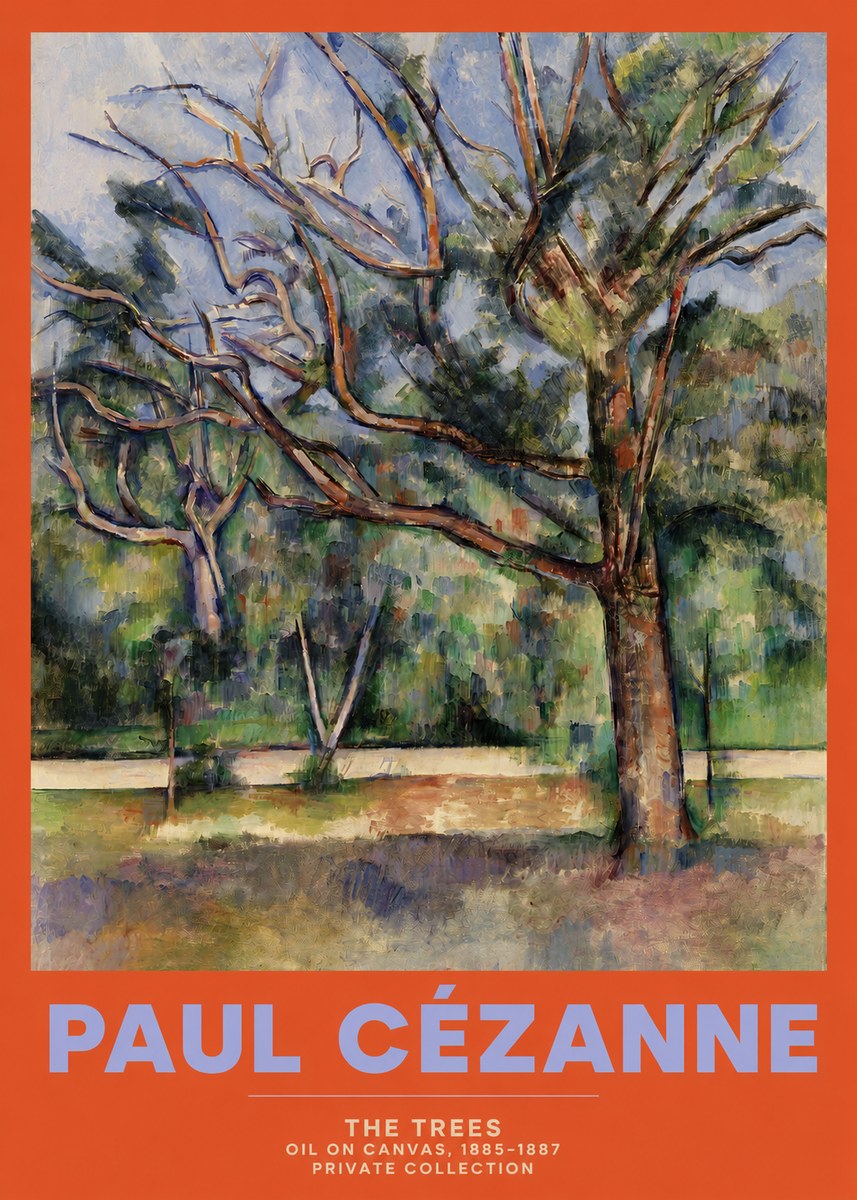 Paul Cézanne The Trees No2 - Póster