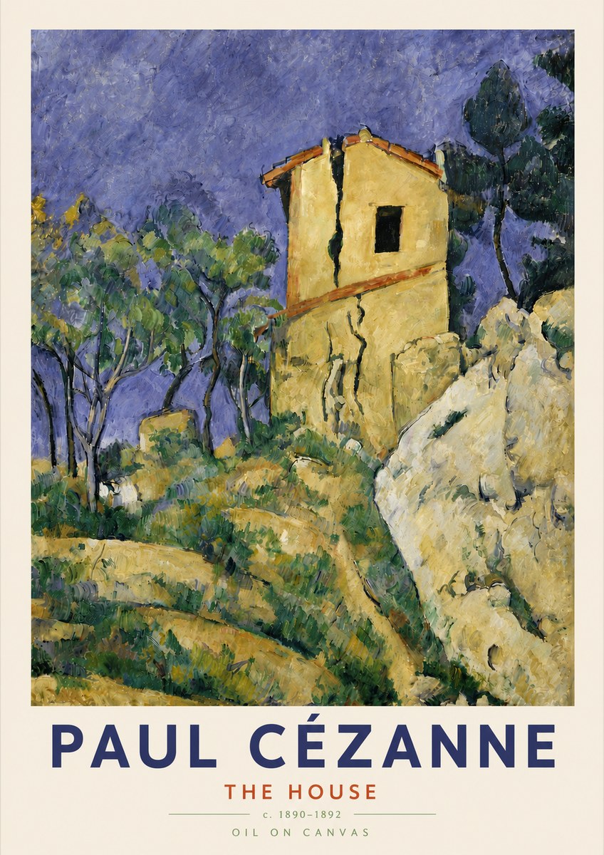 Paul Cézanne The House No4 - Póster