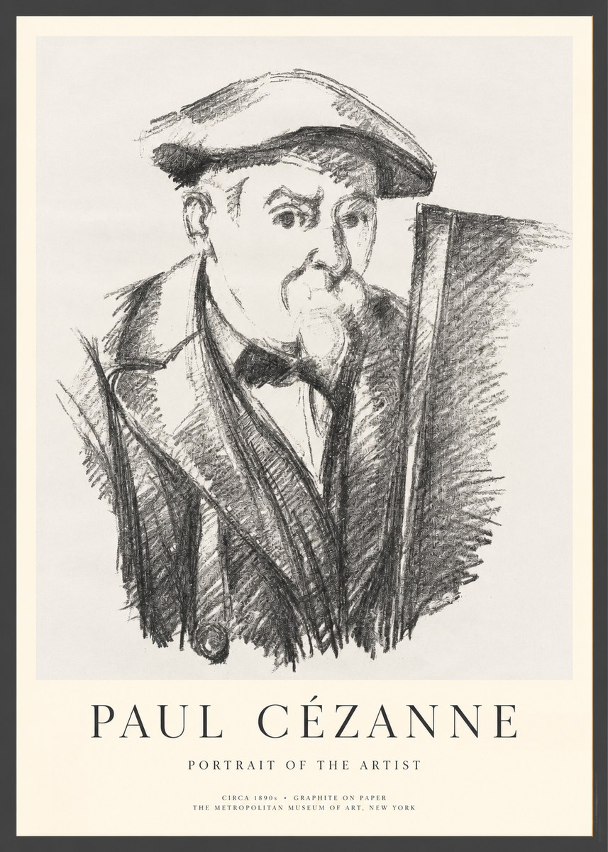 Paul Cézanne Portrait of the Artist III No1 - Póster
