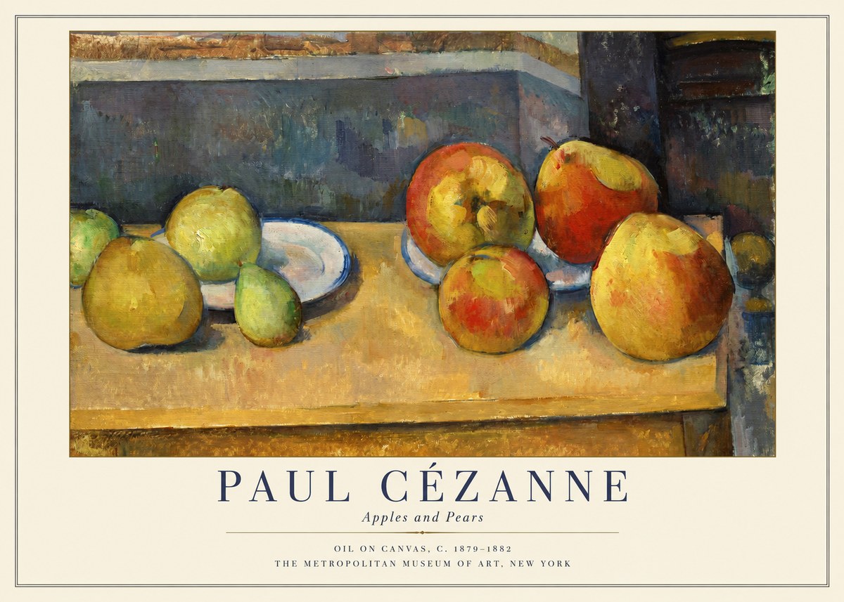 Paul Cézanne Apples and Pears No1 - Póster