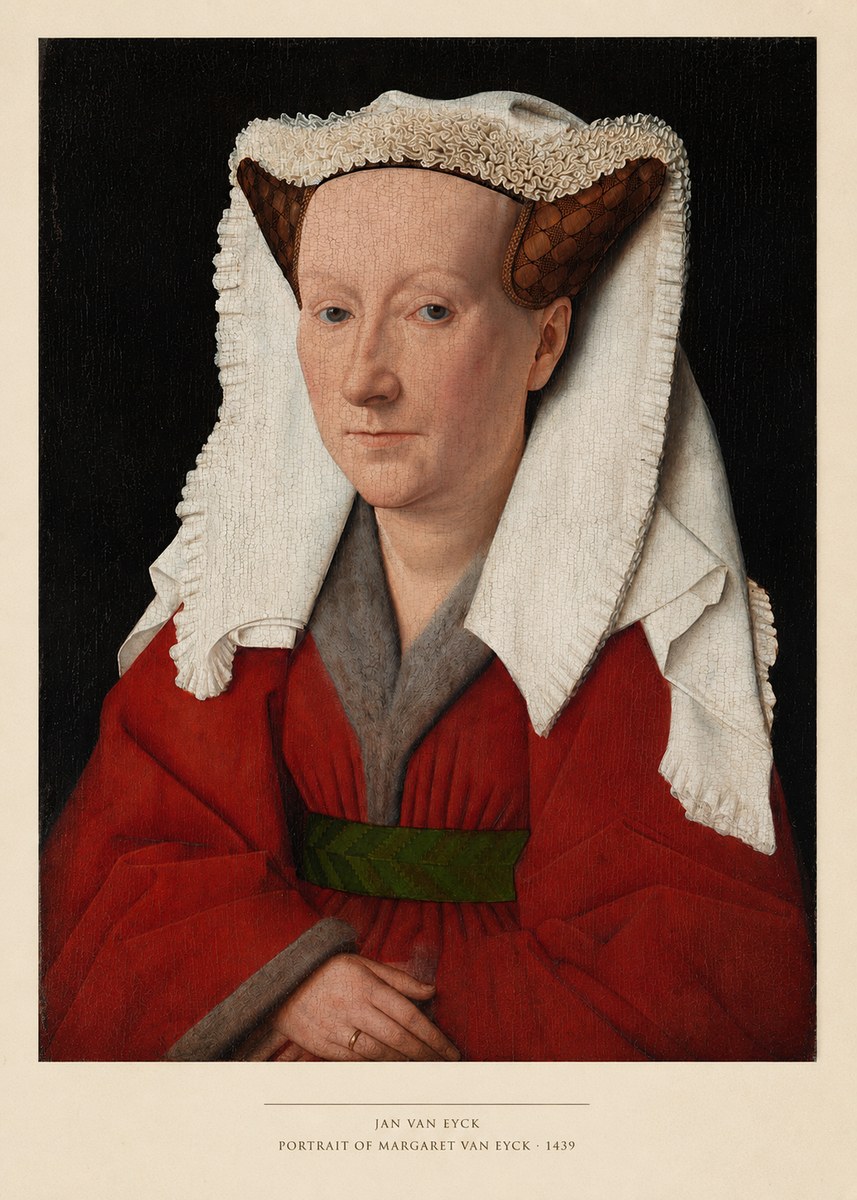 Jan van Eyck Portrait of Margaret Van Eyck II No4 - Póster