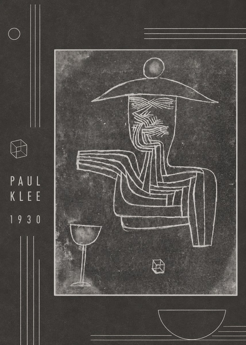 Paul Klee Figure of a Seer No2 - Póster