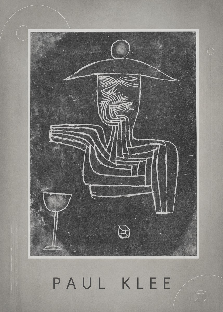 Paul Klee Figure of a Seer No4 - Póster