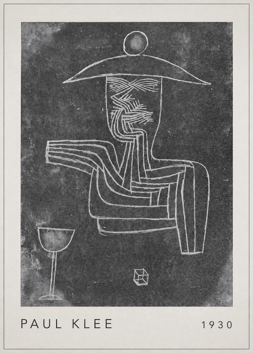 Paul Klee Figure of a Seer No6 - Póster