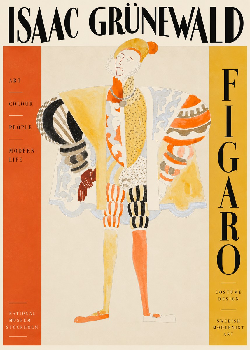 Isaac Grünewald Figaro I No4 - Póster