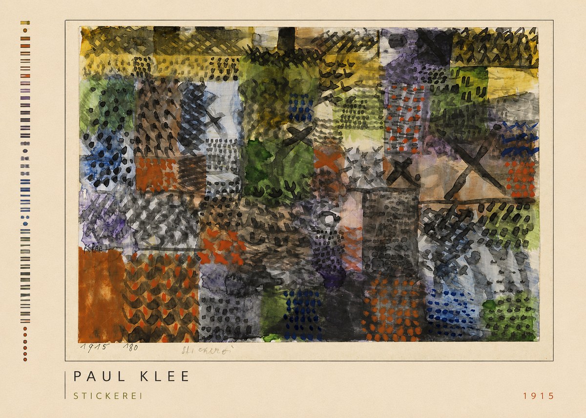 Paul Klee Stickerei No2 - Póster