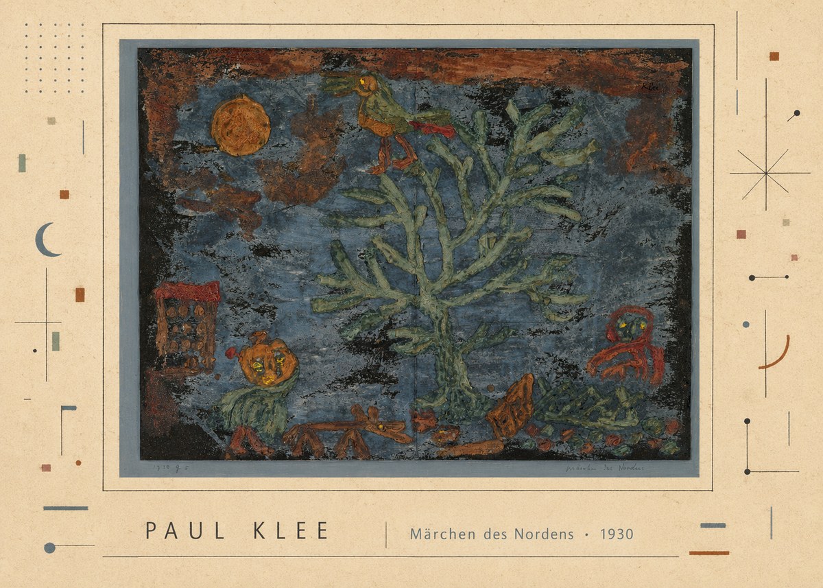 Paul Klee Märchen Des Nordens No2 - Póster