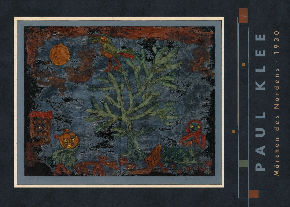 Paul Klee Märchen Des Nordens No3 - Póster
