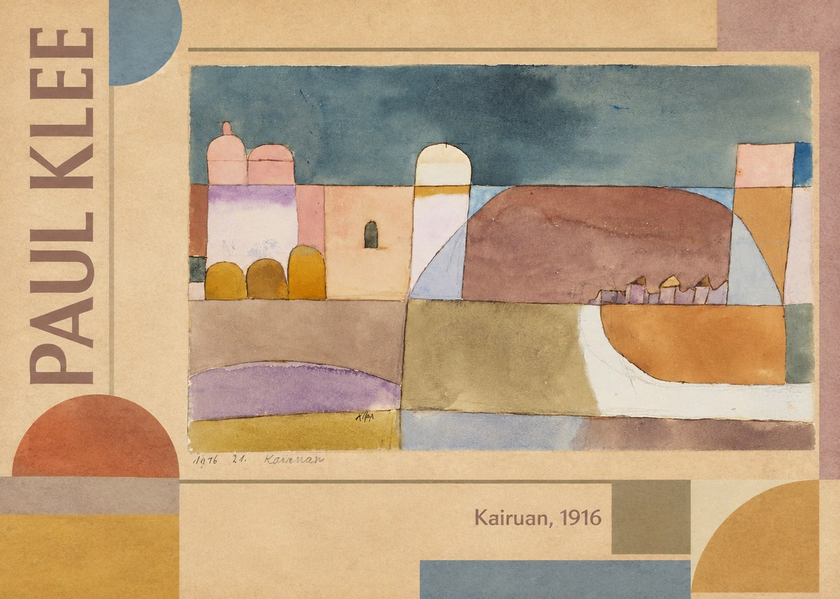 Paul Klee Kairuan, 1916 No2 - Póster