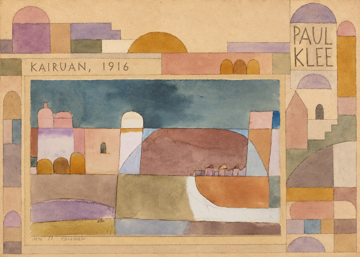 Paul Klee Kairuan, 1916 No6 - Póster