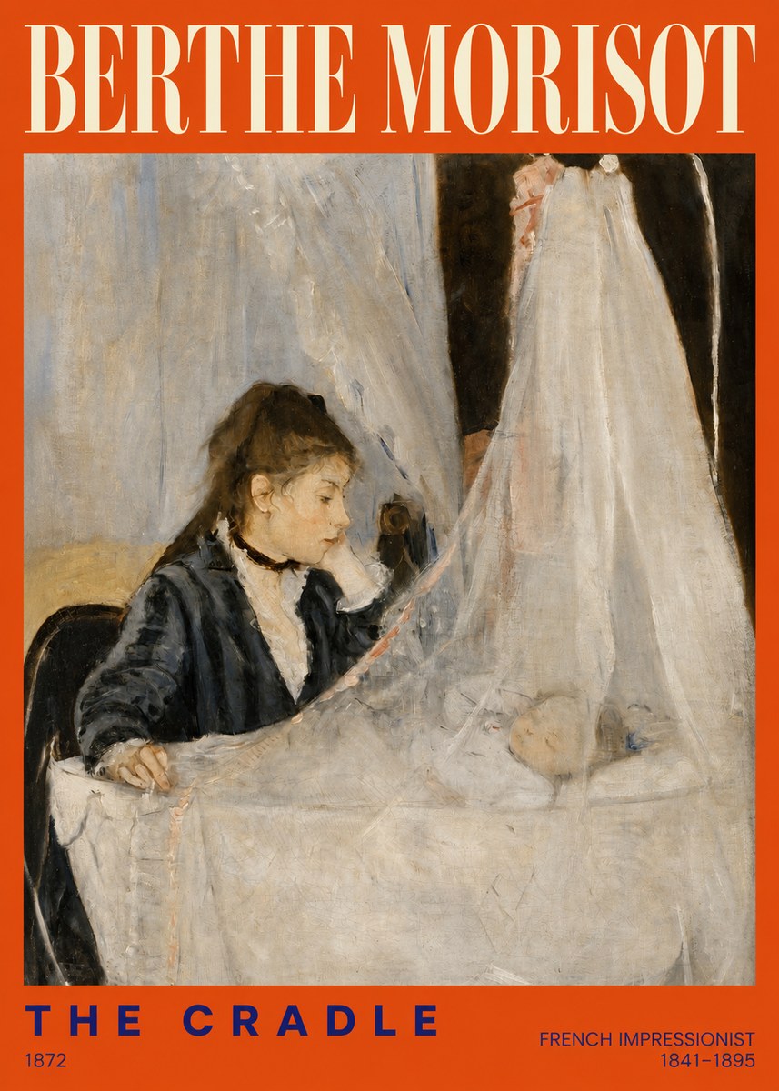 Berthe Morisot The Cradle No2 - Póster