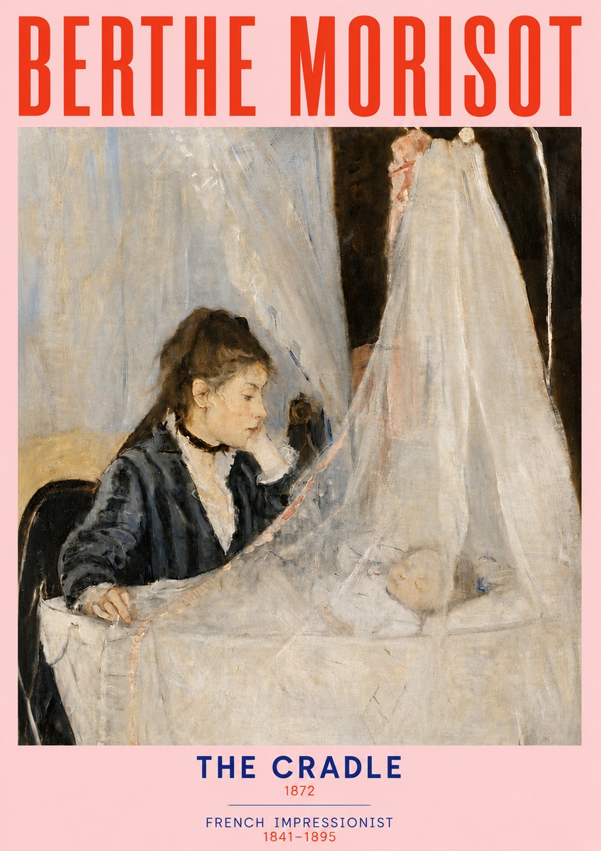 Berthe Morisot The Cradle No4 - Póster
