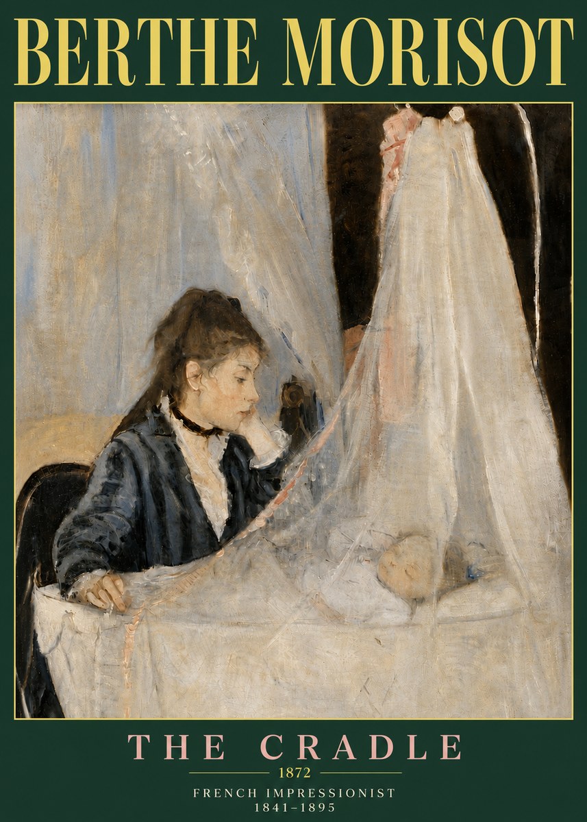 Berthe Morisot The Cradle No6 - Póster