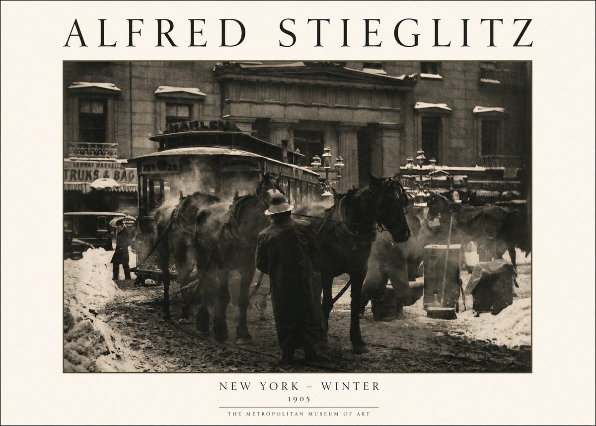 Alfred Stieglitz New York - Winter No1 - Póster