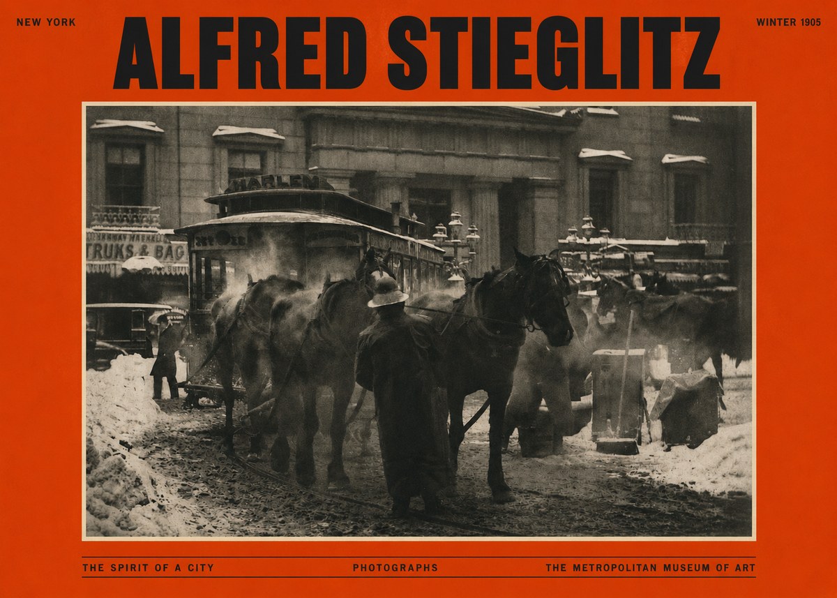 Alfred Stieglitz New York - Winter No2 - Póster