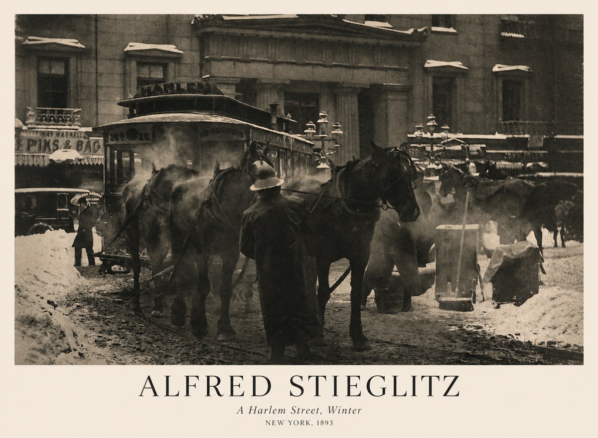 Alfred Stieglitz New York - Winter No3 - Póster