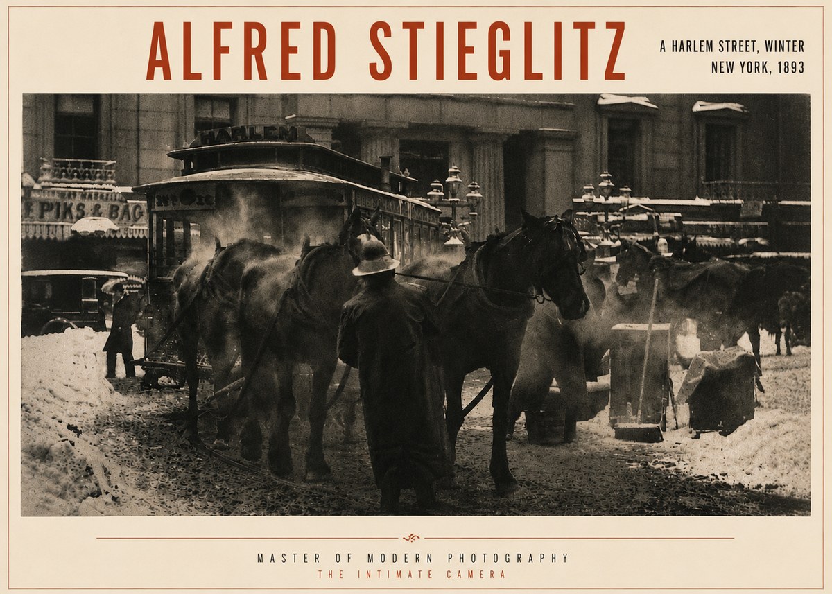 Alfred Stieglitz New York - Winter No6 - Póster
