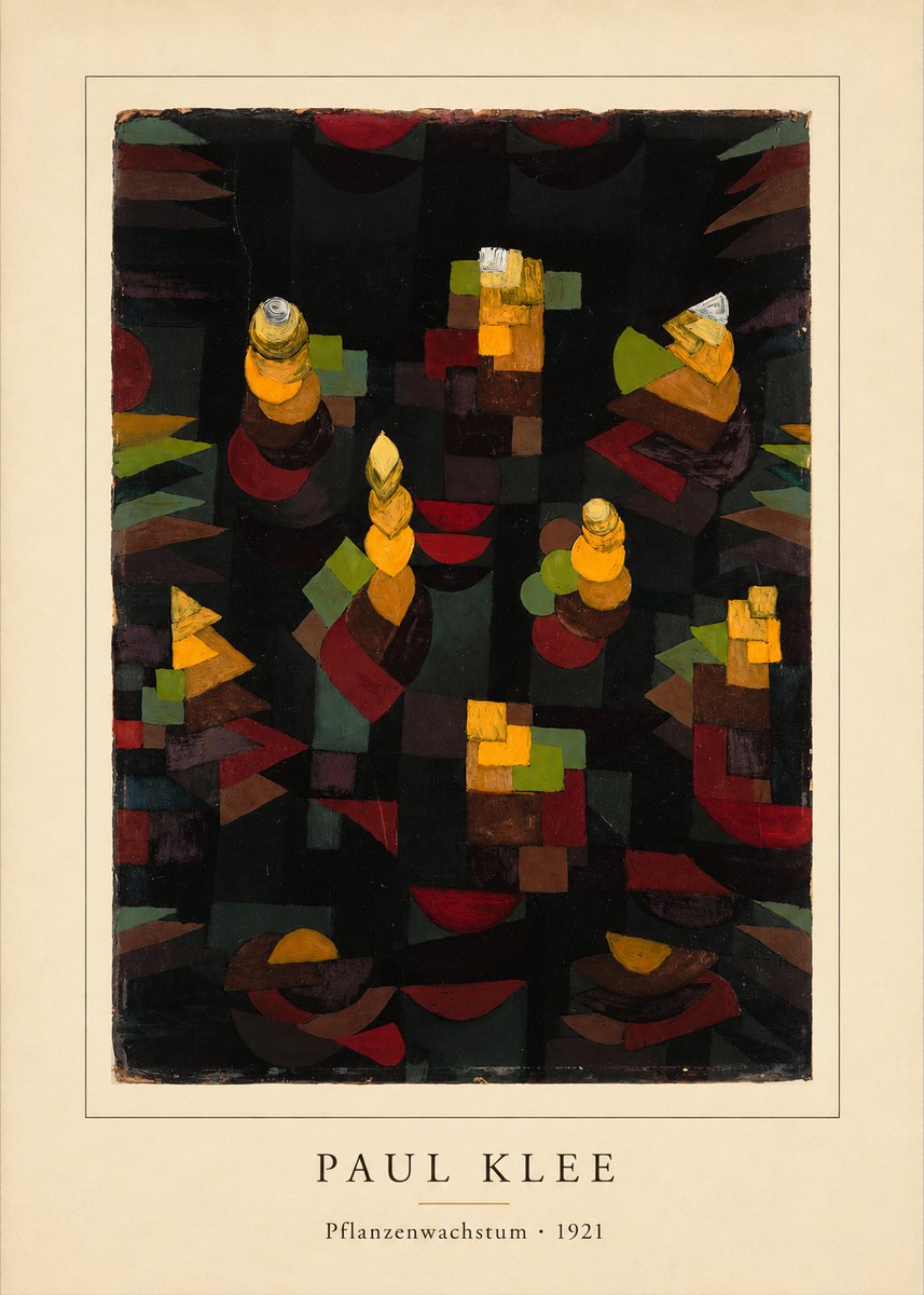 Paul Klee Pflanzenwachstum No4 - Póster