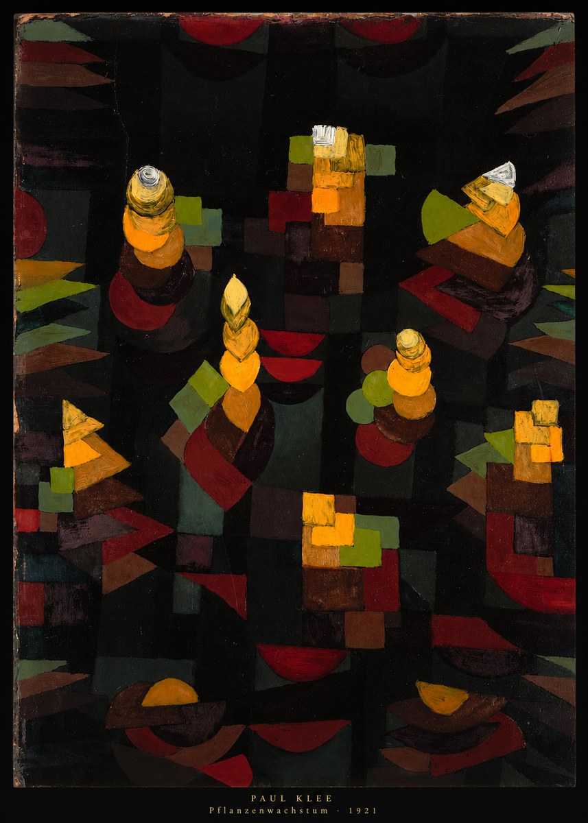 Paul Klee Pflanzenwachstum No6 - Póster