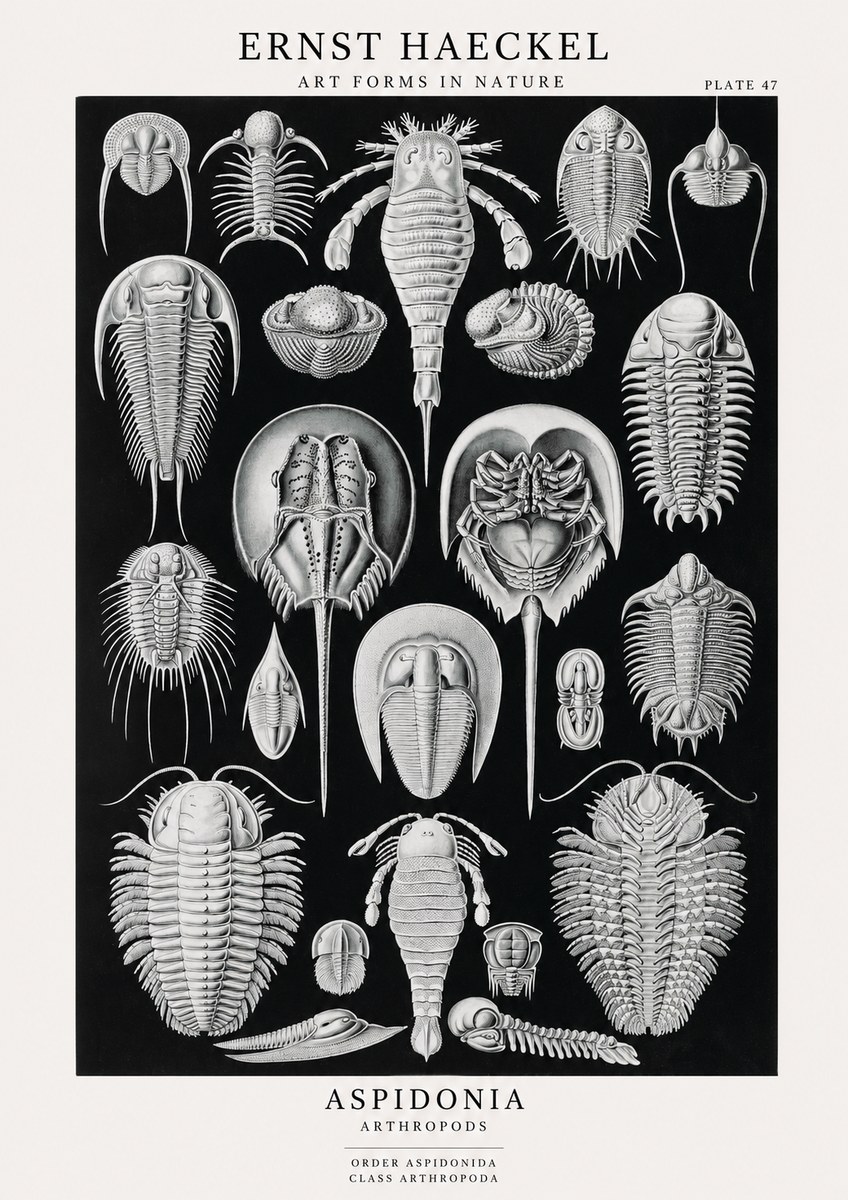 Ernst Haeckel Aspidonia No1 - Póster
