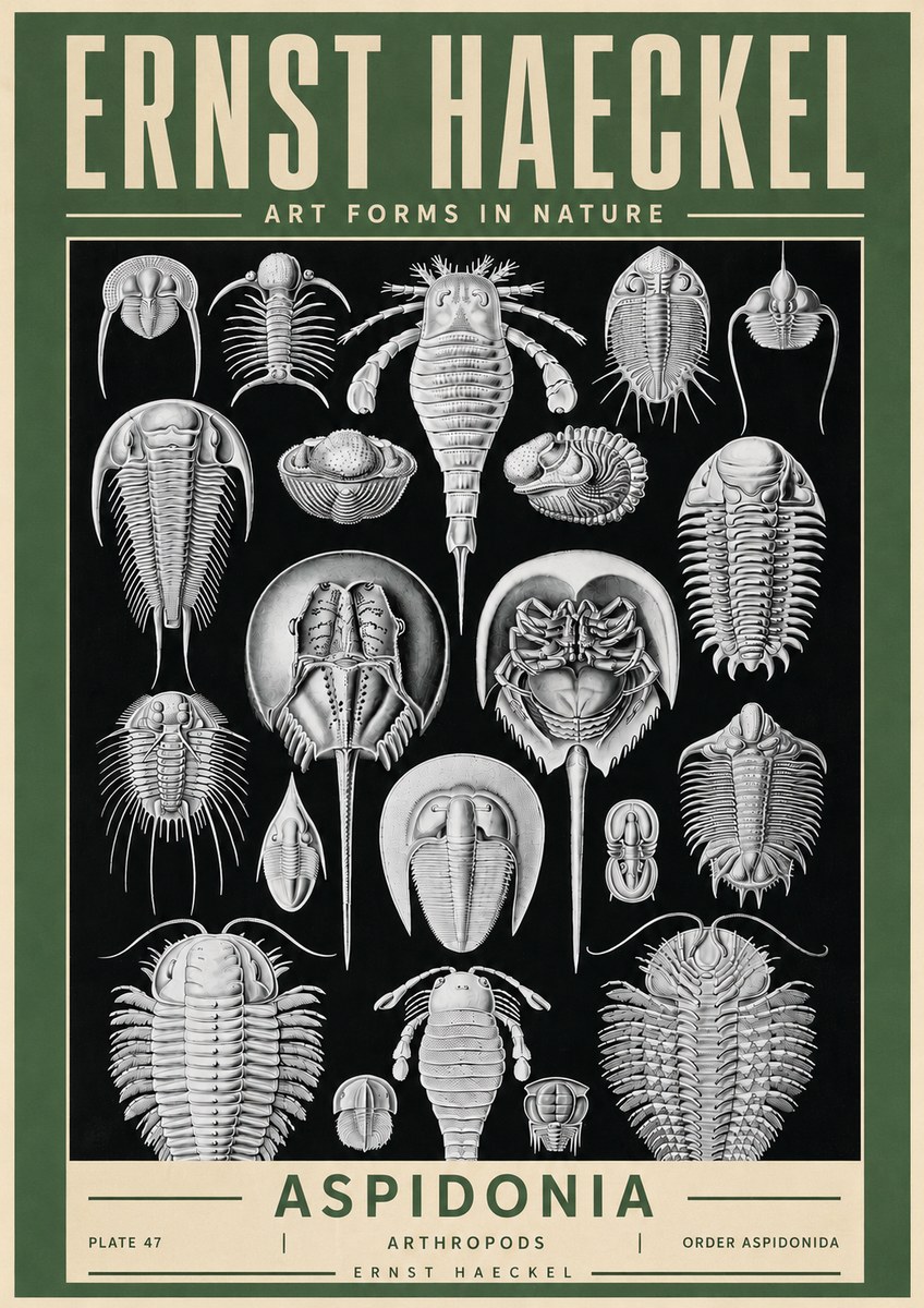 Ernst Haeckel Aspidonia No4 - Póster