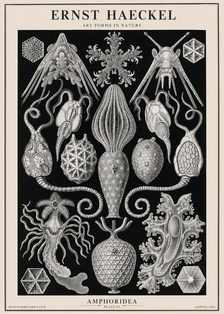 Ernst Haeckel Amphoridea No2 - Póster