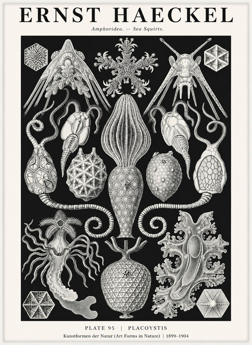 Ernst Haeckel Amphoridea No3 - Póster
