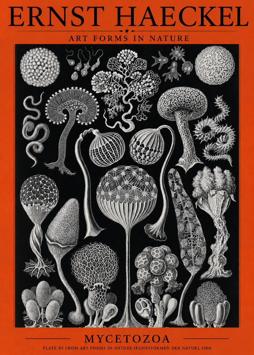 Ernst Haeckel Mycetozoa No3 - Póster
