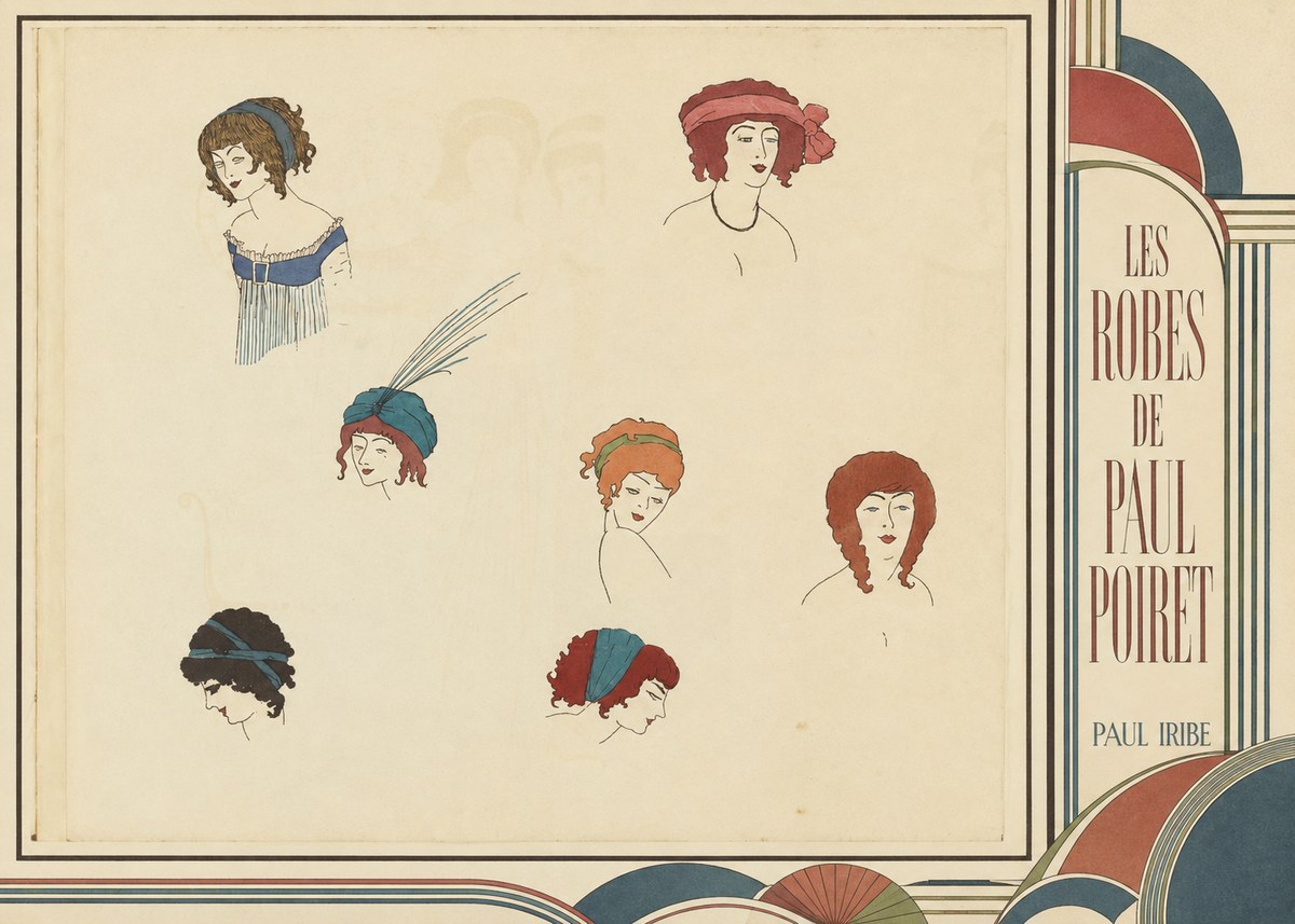 Paul Iribe Les Robes De Paul Poiret No5 - Póster