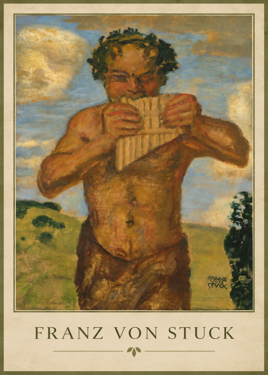 Franz von Stuck Faun No3 - Póster
