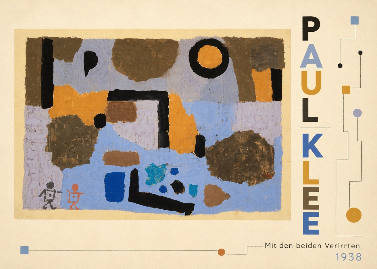 Paul Klee Mit Den Beiden Verirrten No3 - Póster