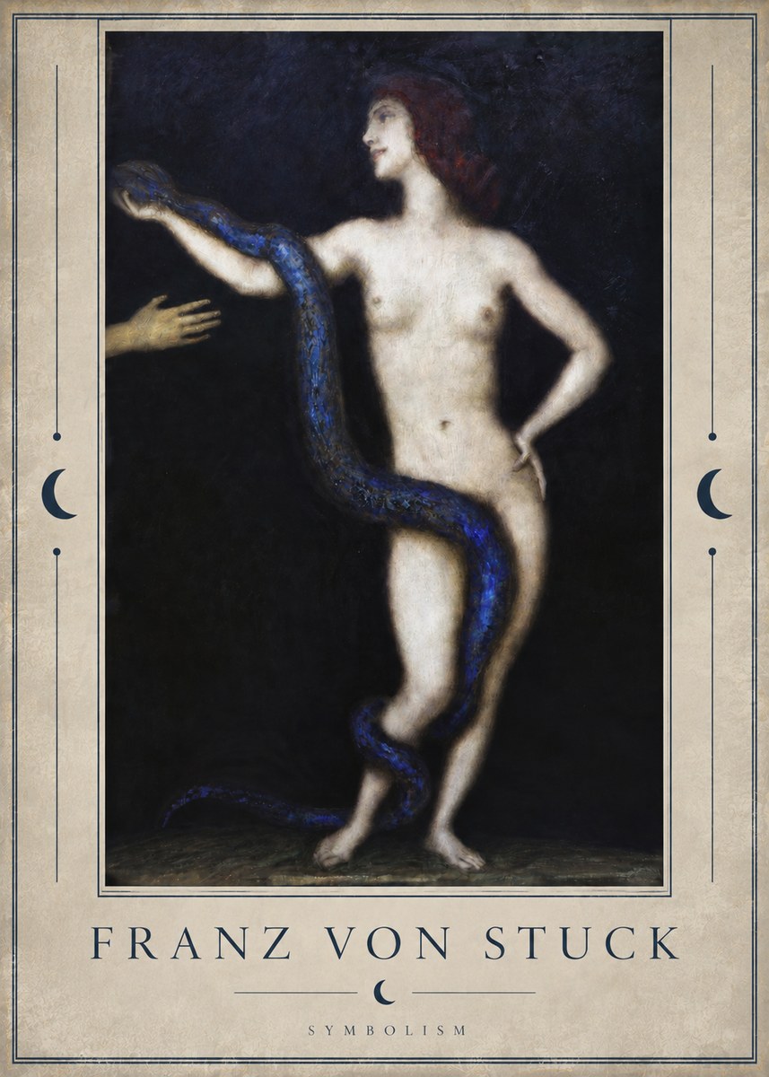 Franz von Stuck Sin No3 - Póster