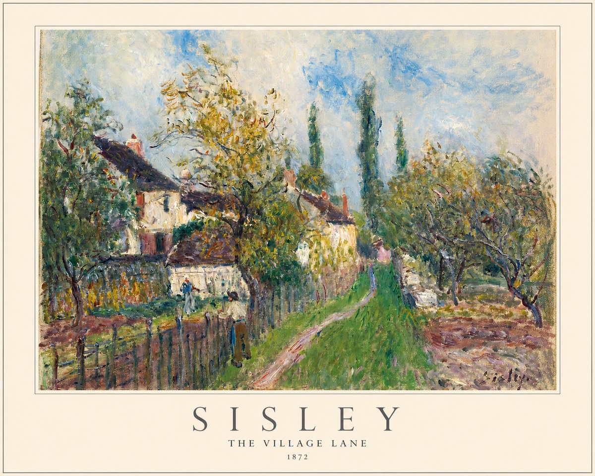 Sisley The Village Lane No1 - Póster