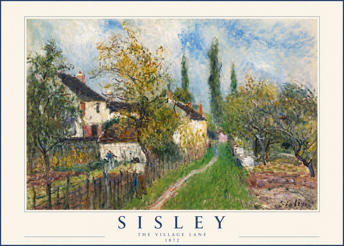 Sisley The Village Lane No4 - Póster