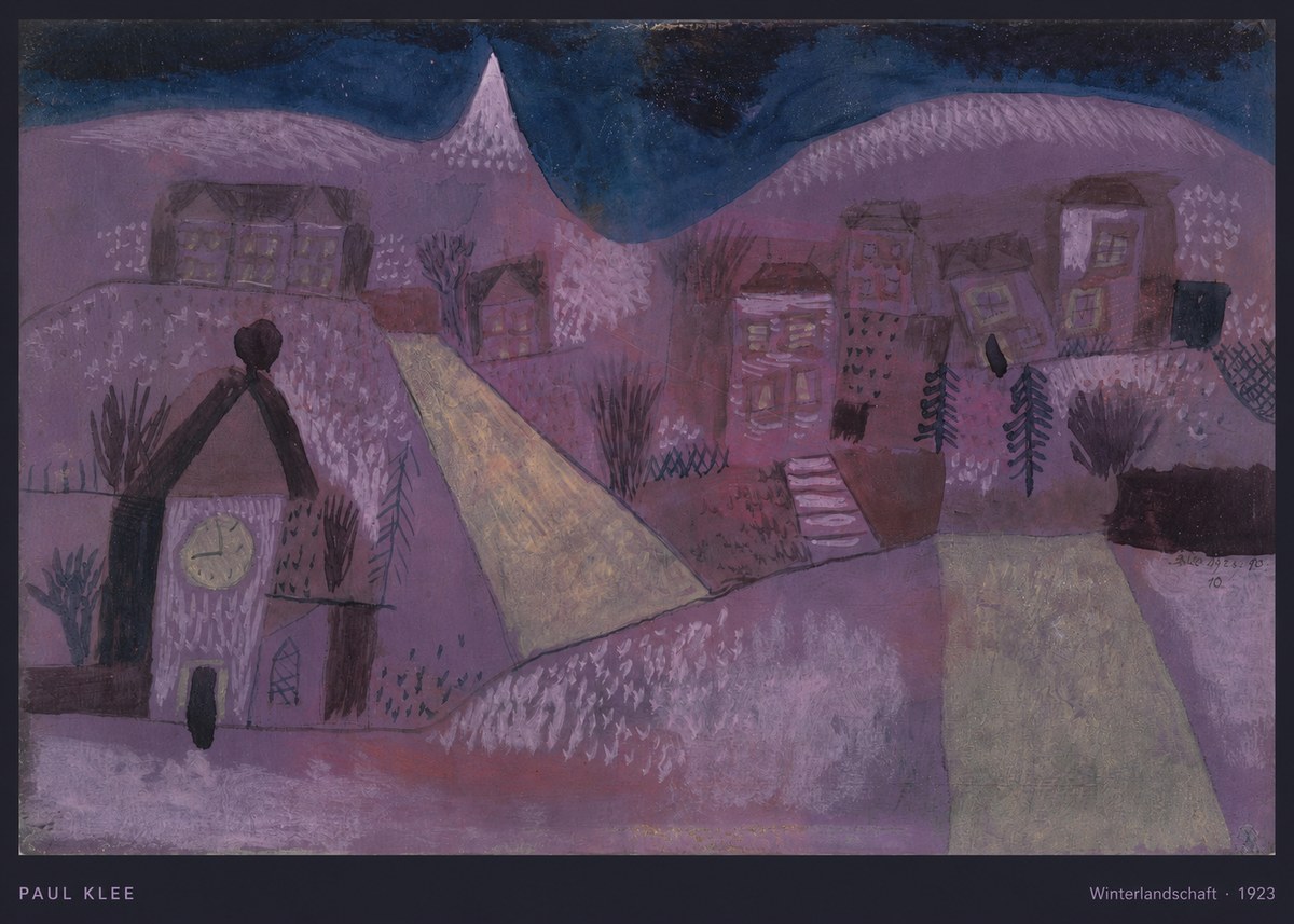 Paul Klee Winterlandschaft No5 - Póster