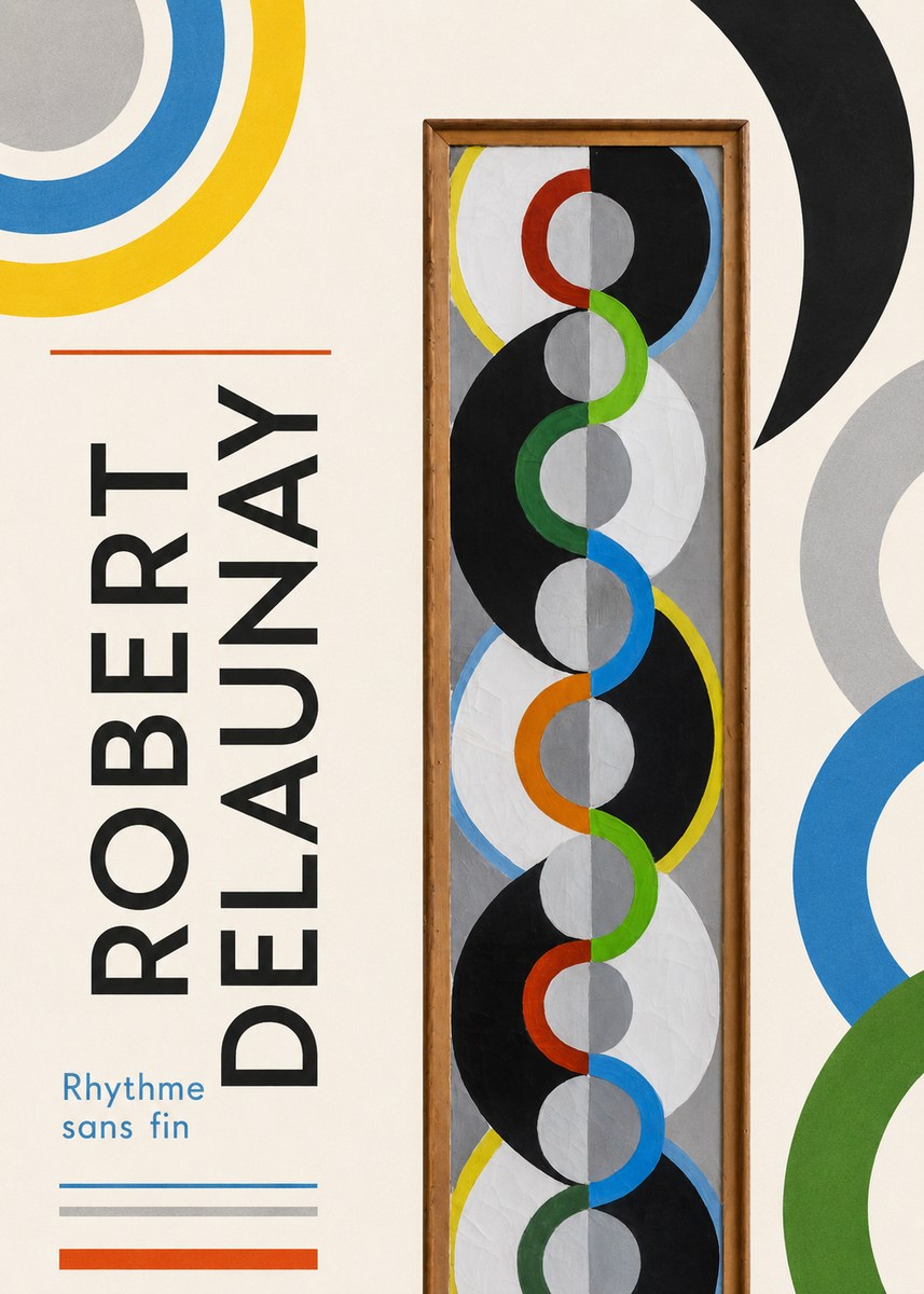Robert Delaunay Rythme Sans Fin II No2 - Póster