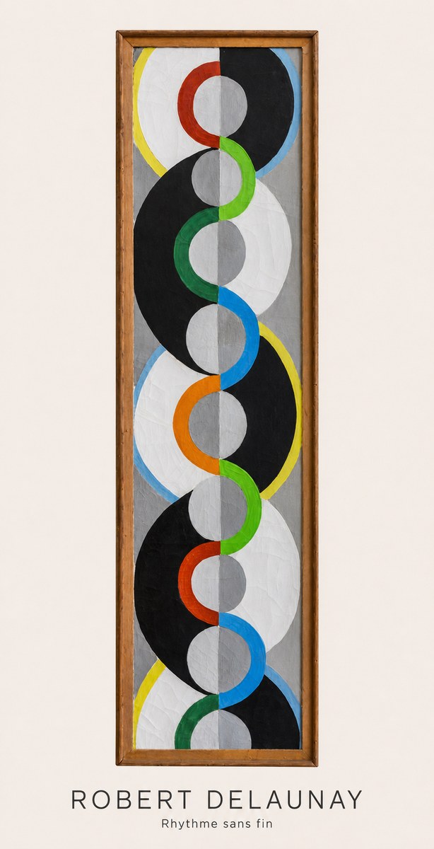 Robert Delaunay Rythme Sans Fin II No6 - Póster