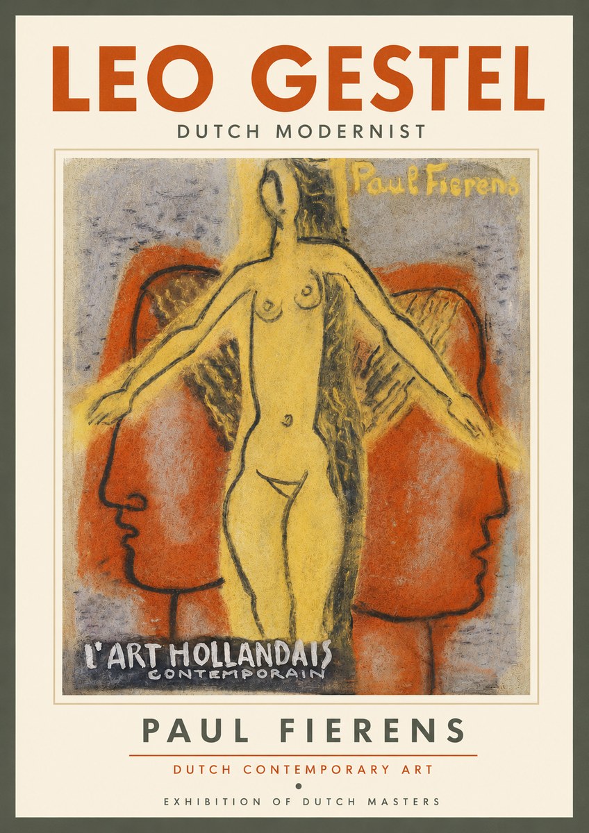 Leo Gestel L'art Hollandais Contemporain I No3 - Póster
