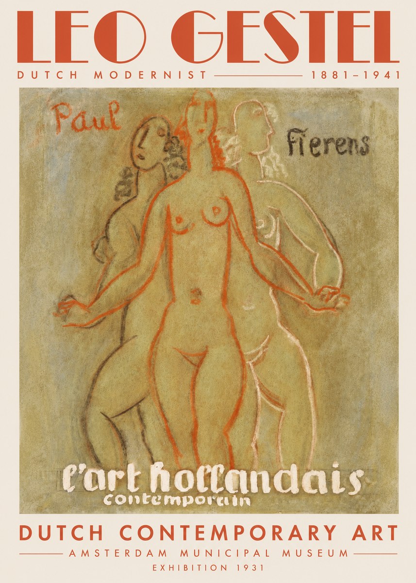 Leo Gestel L'art Hollandais Contemporain II No2 - Póster