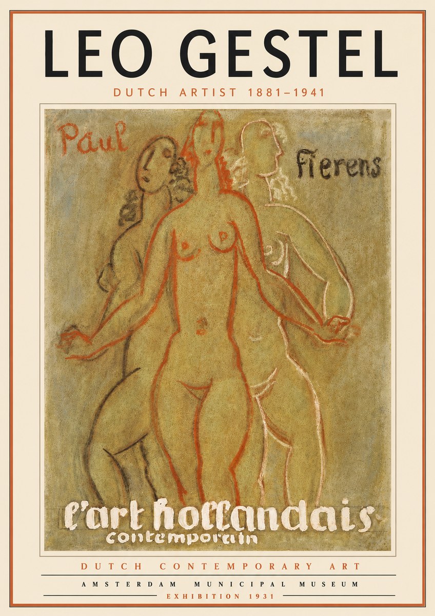 Leo Gestel L'art Hollandais Contemporain II No5 - Póster