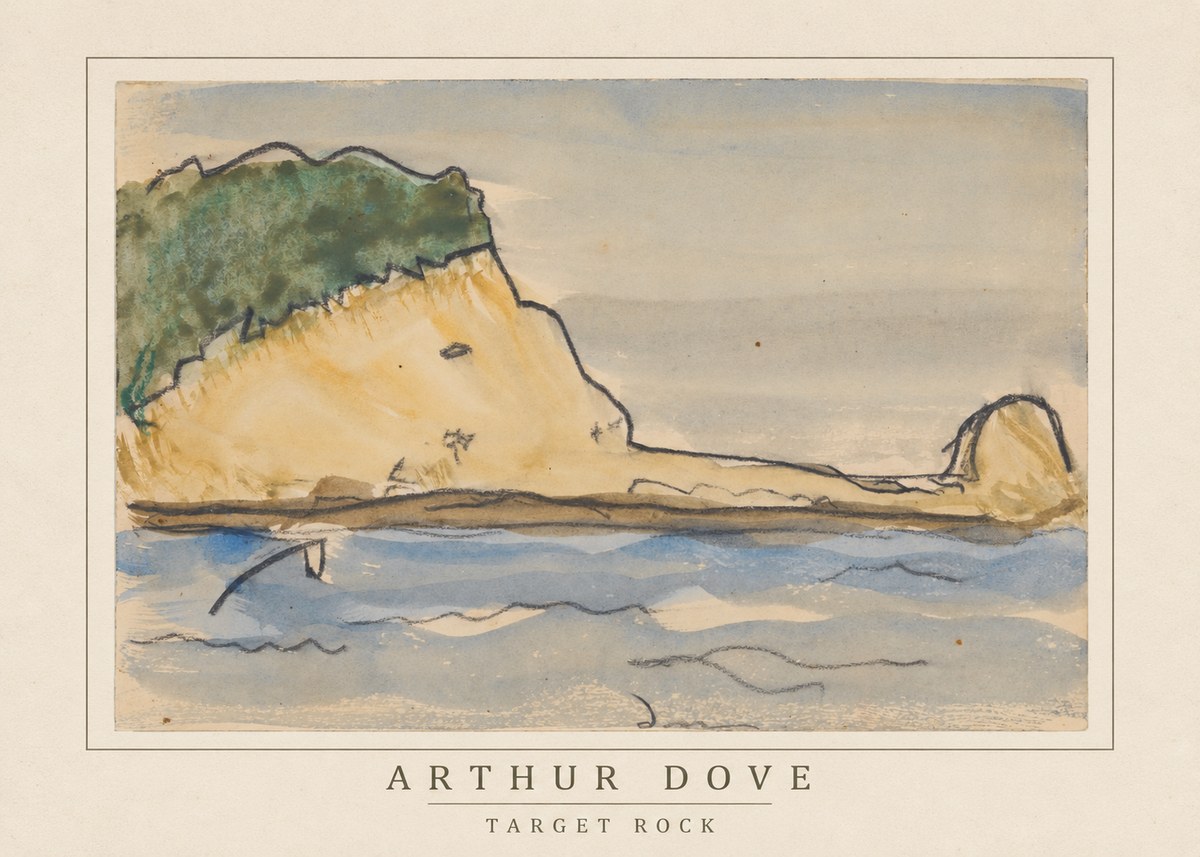Arthur Dove Target Rock No4 - Póster