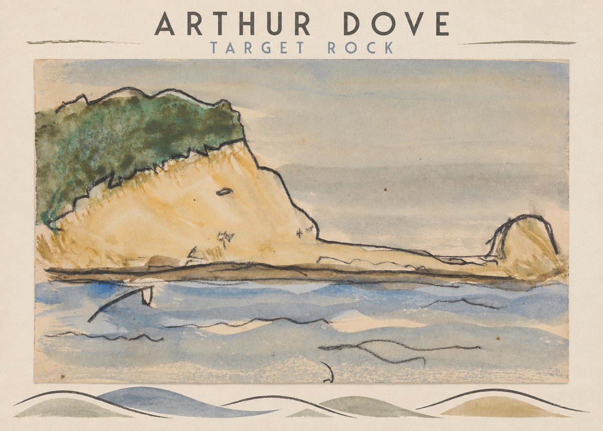 Arthur Dove Target Rock No6 - Póster