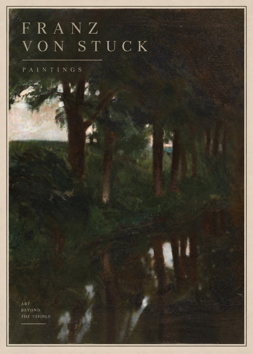 Franz von Stuck Woodland Reflections No6 - Póster