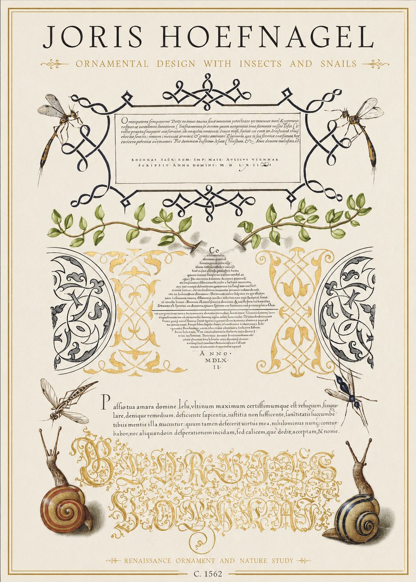 Joris Hoefnagel Memento Mori No2 - Póster