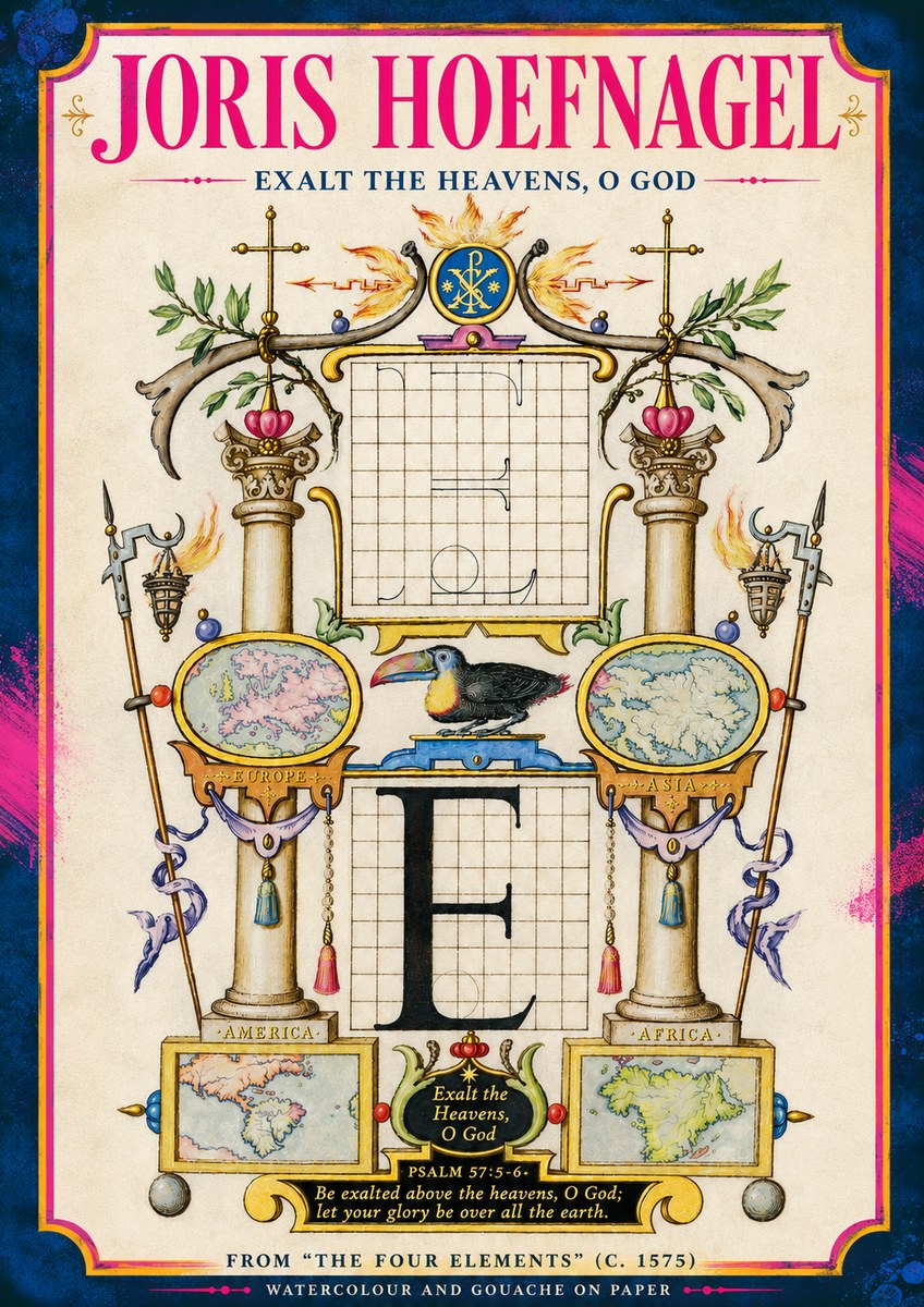 Joris Hoefnagel Exalt the Heavens, O God No4 - Póster