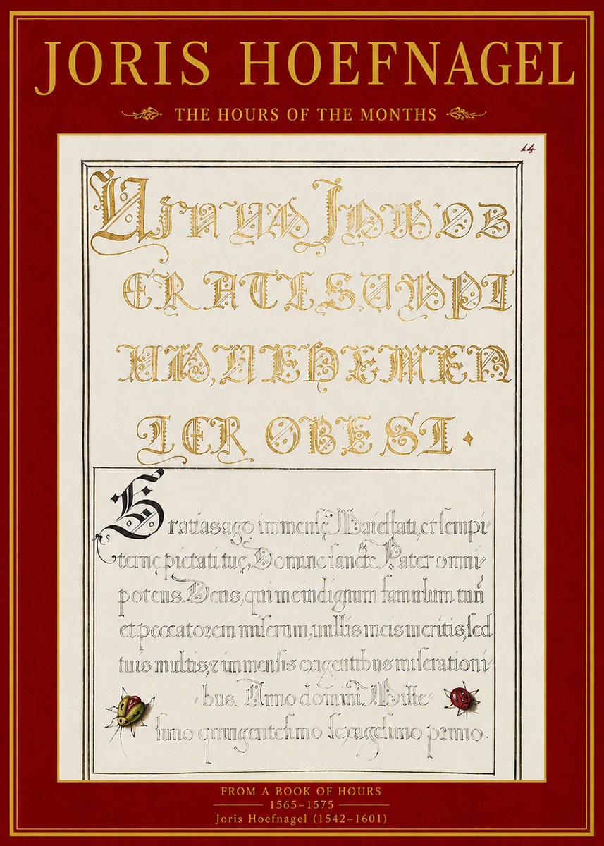 Joris Hoefnagel Gratias Tibi Agimus No4 - Póster