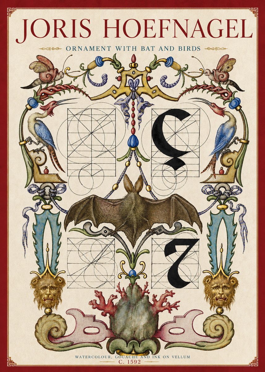 Joris Hoefnagel The Four Elements I No5 - Póster