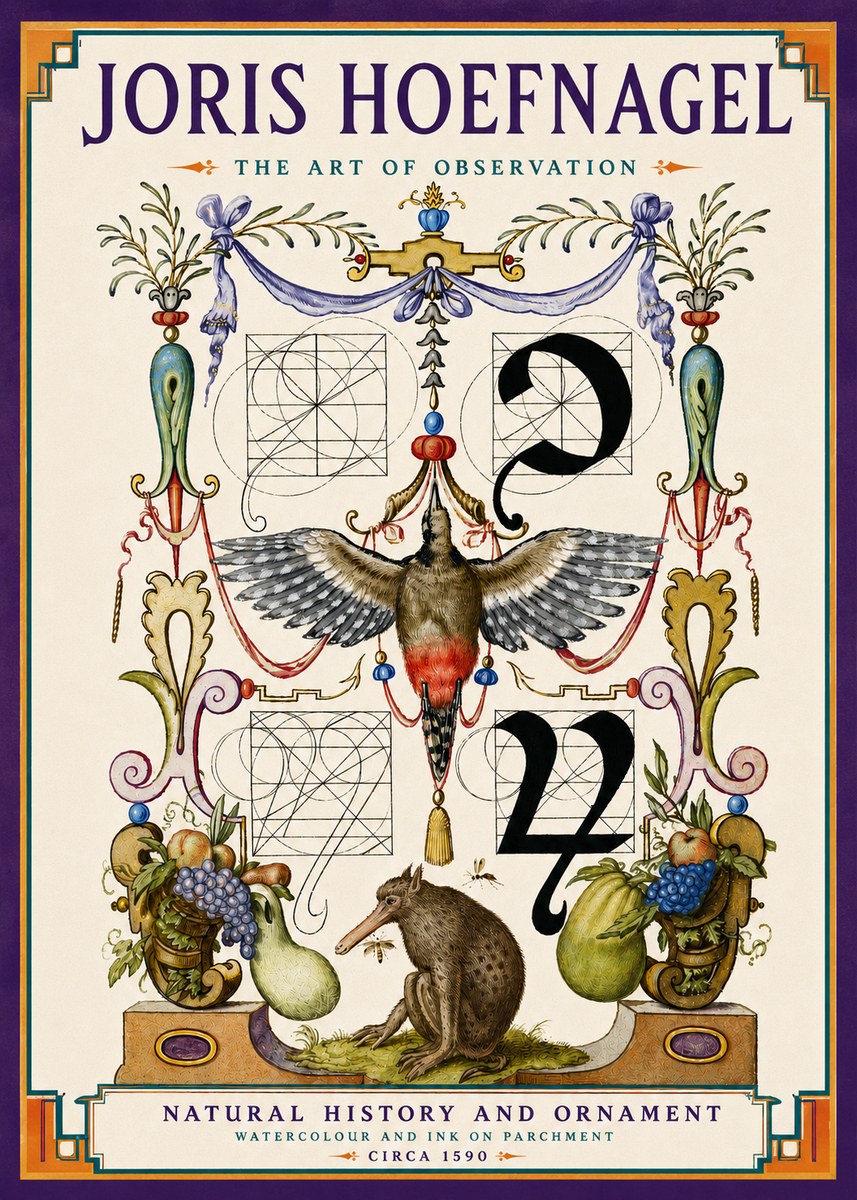 Joris Hoefnagel Study of Nature and Ornament No6 - Póster