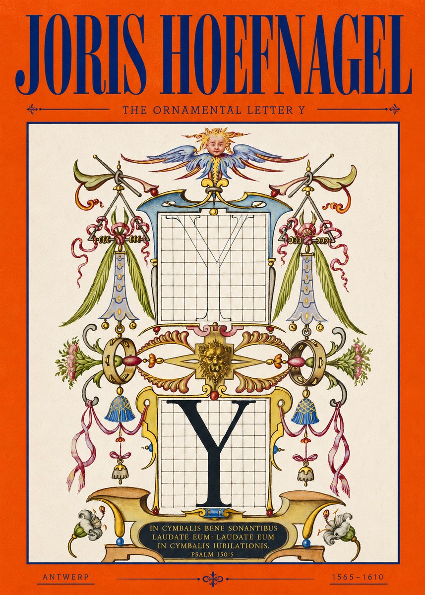 Joris Hoefnagel The Ornamental Letter Y No2 - Póster