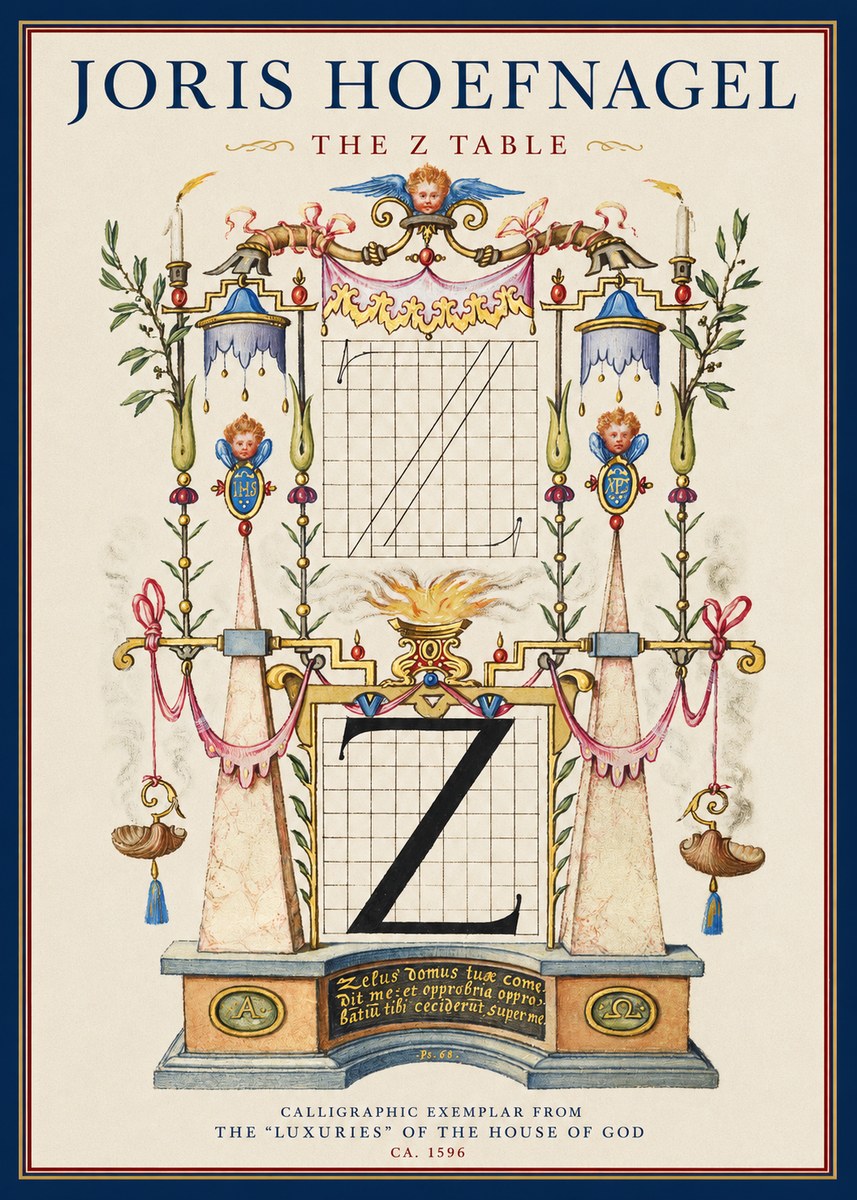Joris Hoefnagel The Z Table No1 - Póster